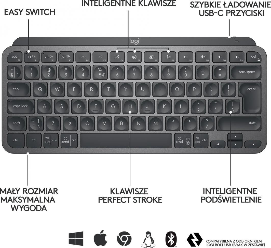 LOGITECH Tastiere MX Keys Mini