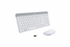 LOGITECH Set Tastier Dhe Maus MK470 Slim Wireless Combo - I Bardh