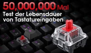 Tastiere KOORUI Gaming Keyboard Red Switch