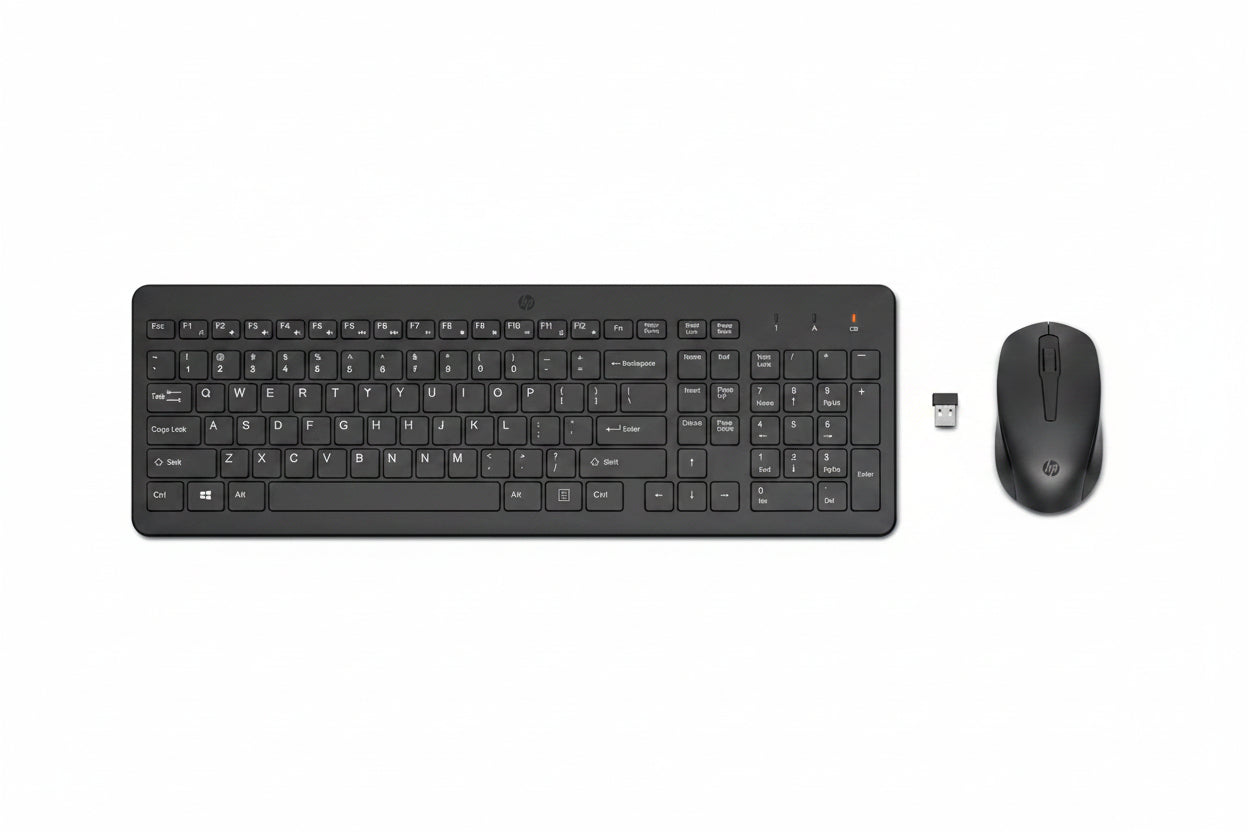 Set tastierë dhe mi kompjuteri HP 330, wireless, me marrës USB, i zi