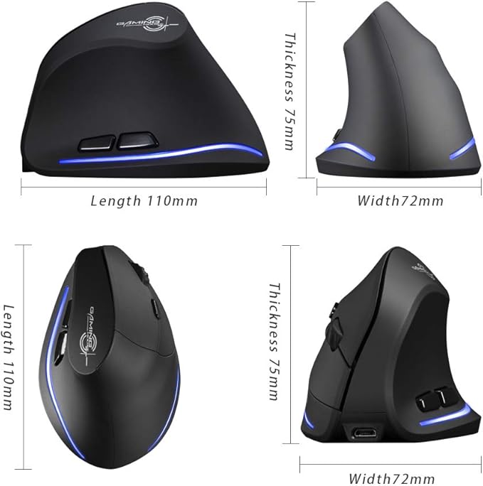 Maus Zelotes Wireless Vertical Mouse