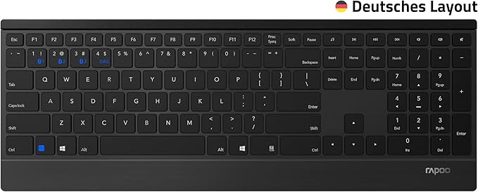 Tastiere Rapoo E9500M Wireless