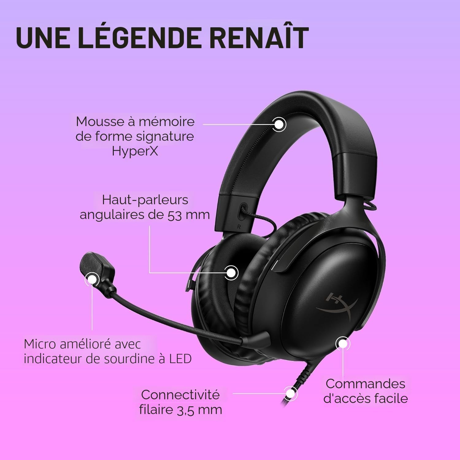 {OUTLET} Kufje HyperX Cloud III Wired