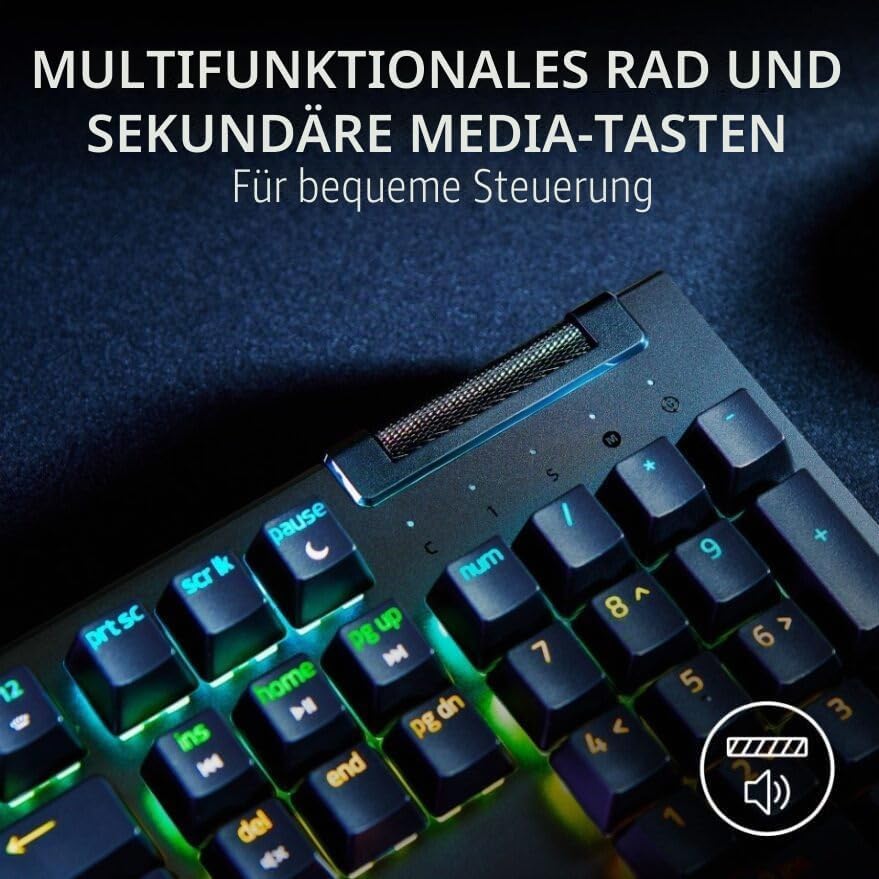 {OUTLET} Tastierë gaming Razer BlackWidow V4, mekanike Green Switch, RGB, e zezë
