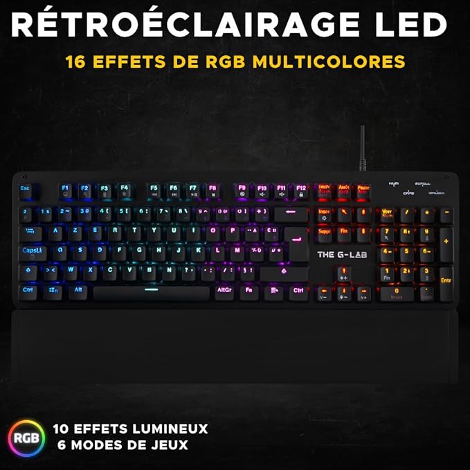 Tastiere The G-Lab Keyz Carbon E