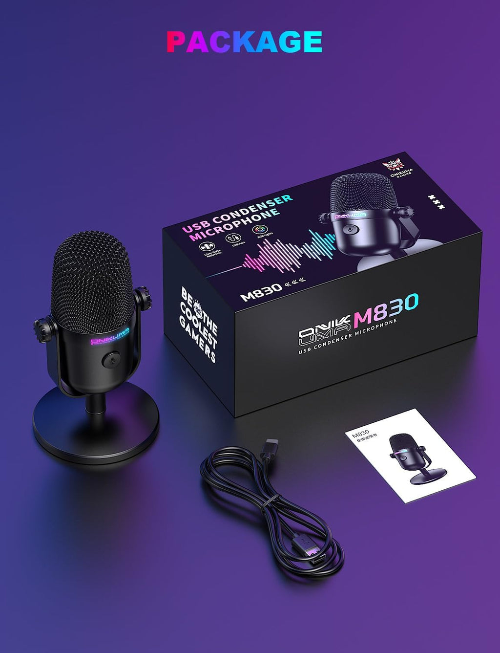 ONIKUMA M830 Mikrofon Gaming