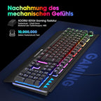 Tastiere KOORUI Gaming Keyboard