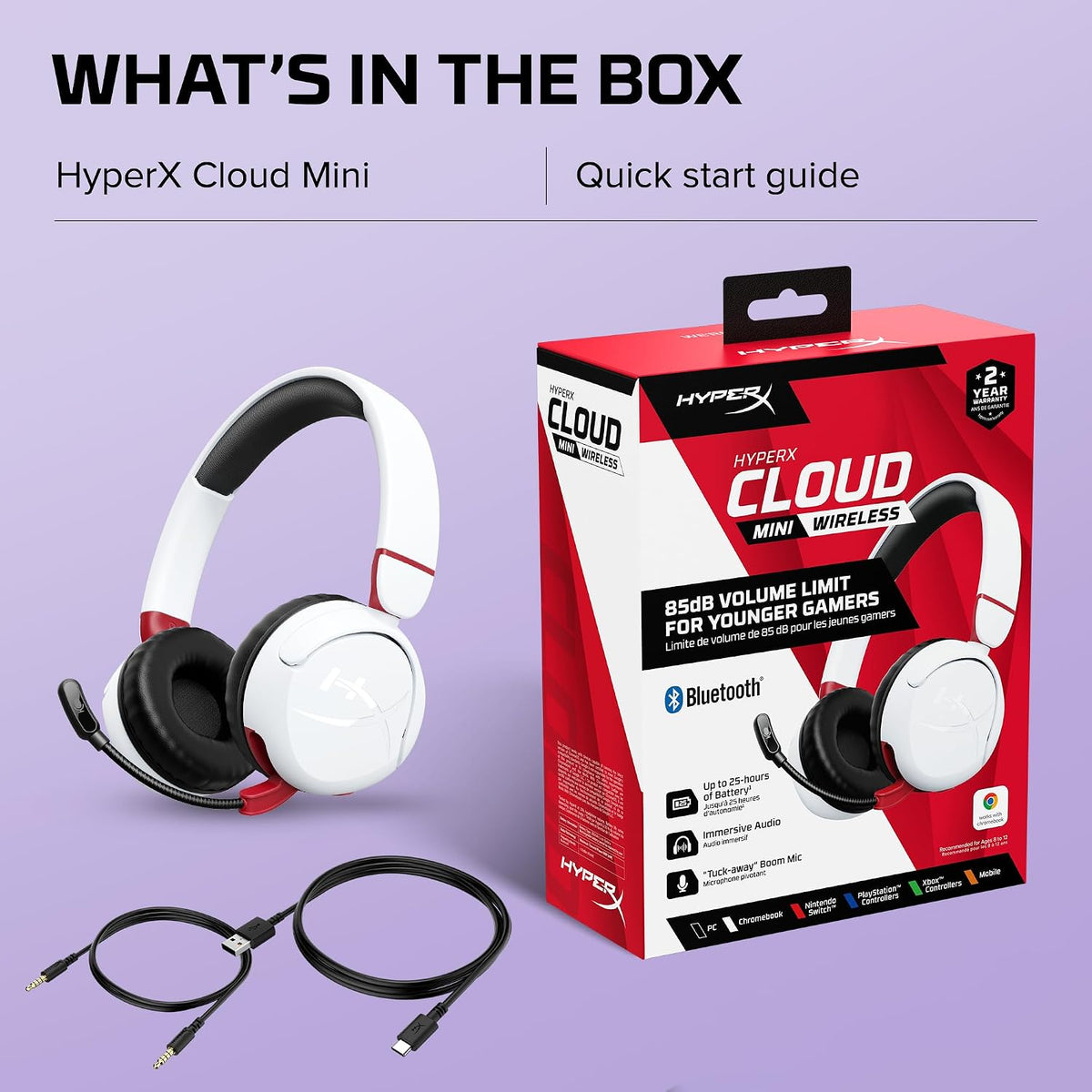 Kufje HyperX Cloud Mini Wireless
