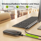 Set Seenda Wireless Bluetooth Tastiere Dhe Maus