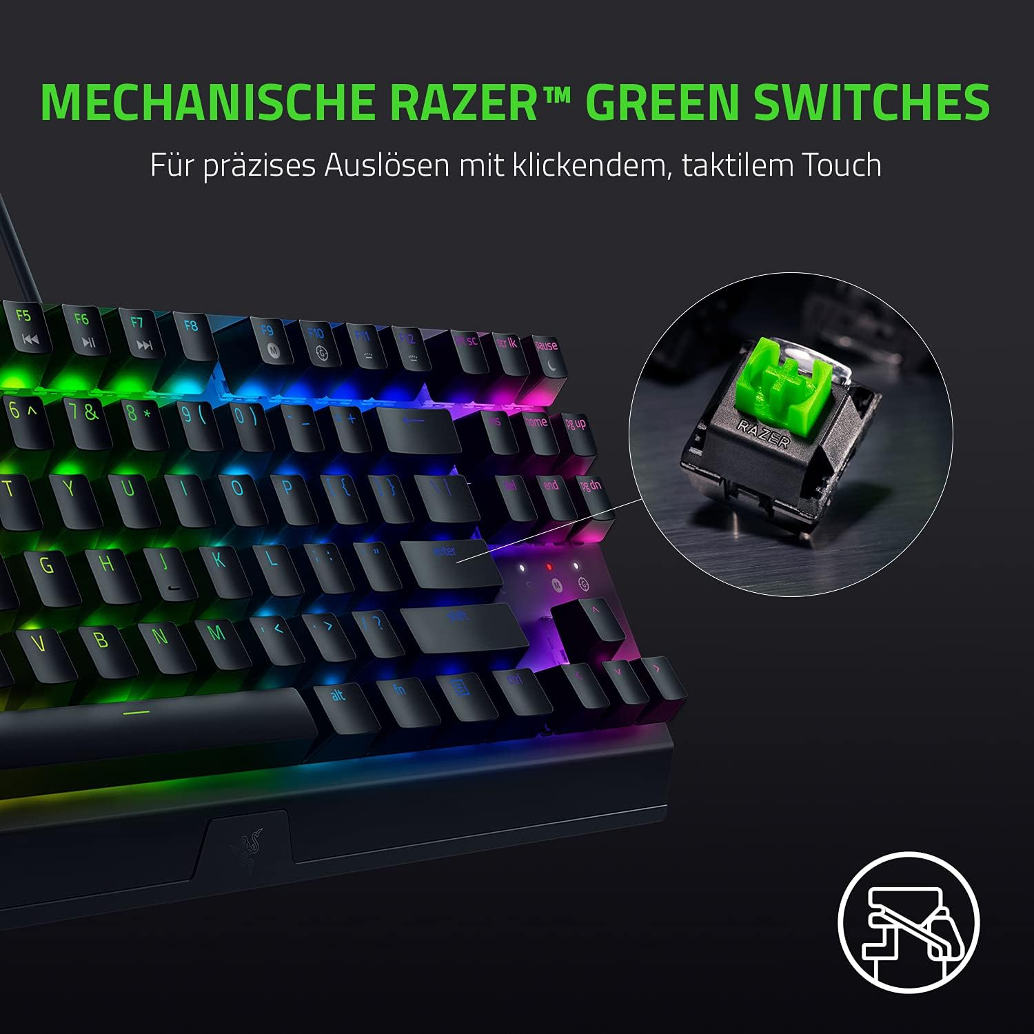 Tastiere Razer BlackWidow V3 Tenkeyless (Green Switch) - E Zeze