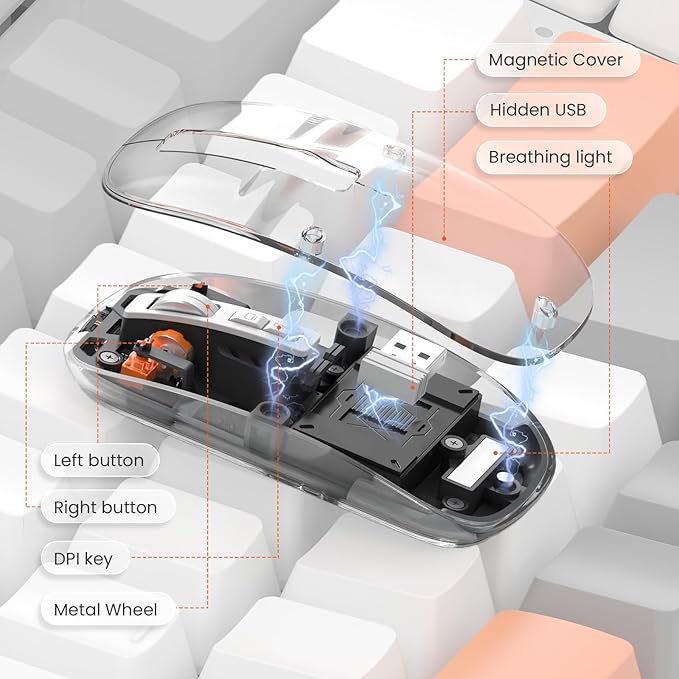JEQANG AP-05 Maus Transparent Wireless