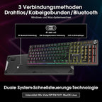 Tastiere KOORUI Gaming Keyboard Red Switch