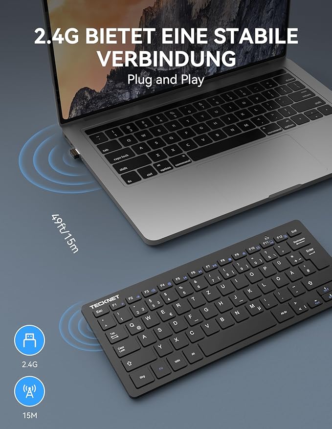 Tastiere TeckNet X315 Wireless