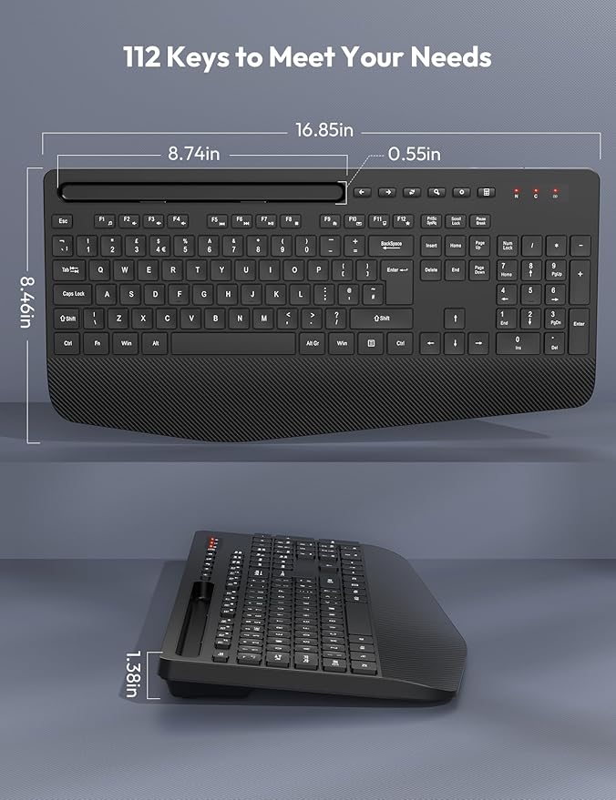 Tastiere SABLUTE Wireless Keyboard