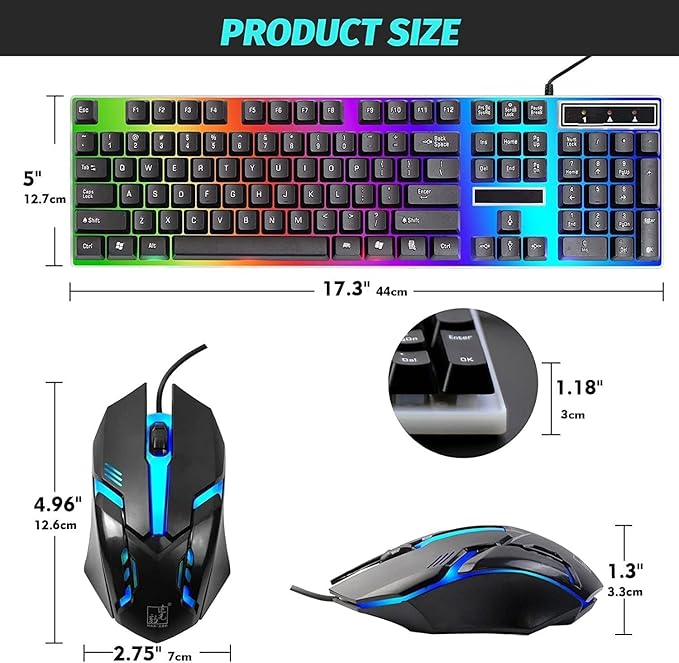 Set Tastier dhe Maus Gaming F83