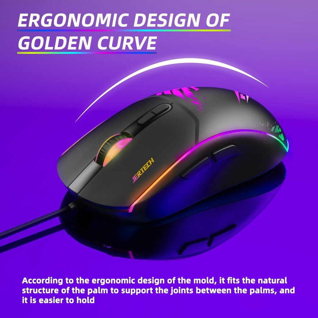 Maus JERTECH RGB Wired - E Zeze