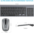 Set LeadsaiL Wireless Tastiere Dhe Maus