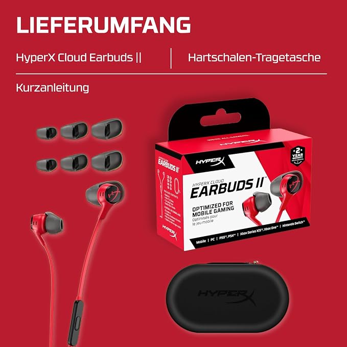 Degjuse HyperX Cloud Earbuds II Wired