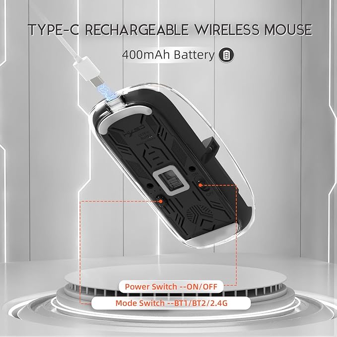 JEQANG AP-05 Maus Transparent Wireless