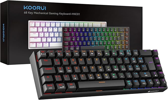 Tastiere KOORUI Gaming Keyboard 60%
