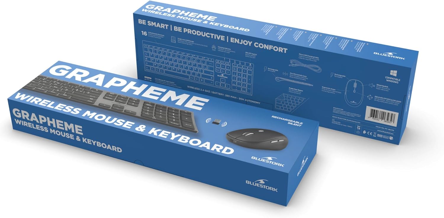 {OUTLET} BLUE ELEMENT Grapheme Wireless Keyboard