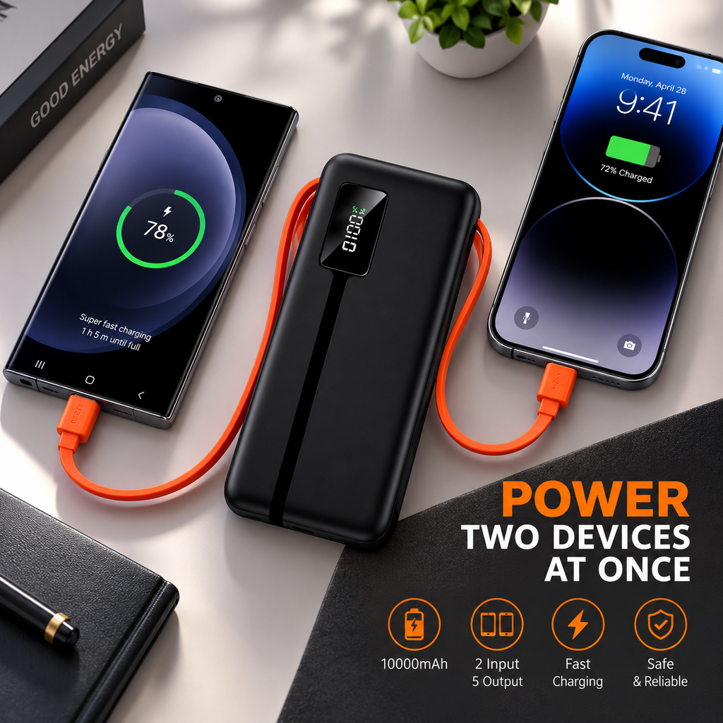 Power Bank Safety Protection, 10000 mAh, i zi