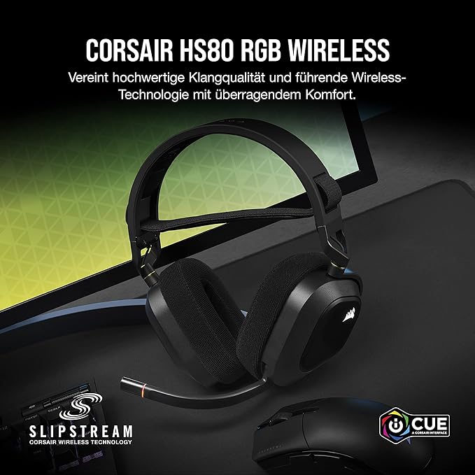 Kufje Corsair HS80 RGB Wireless
