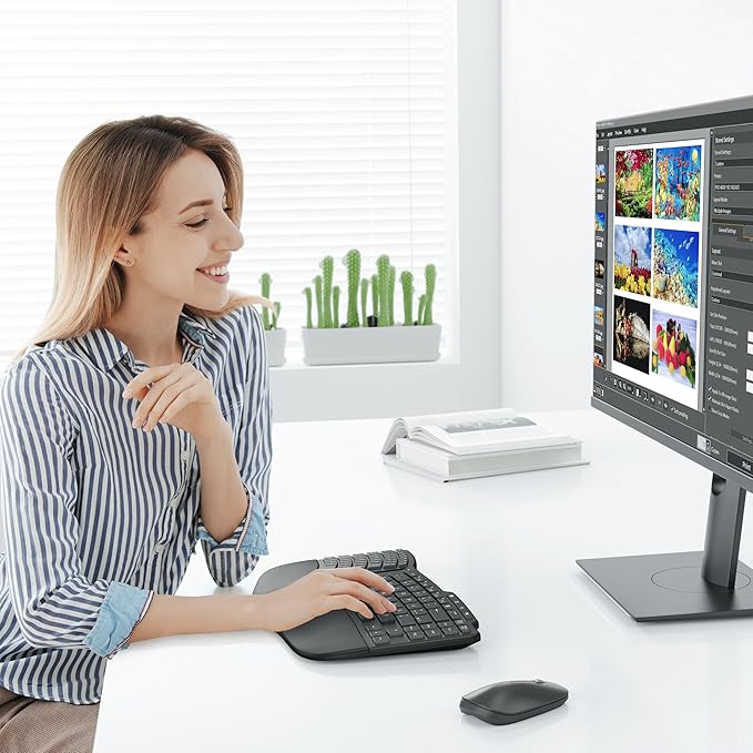 Tastiere OMOTON Ergonomic Wireless
