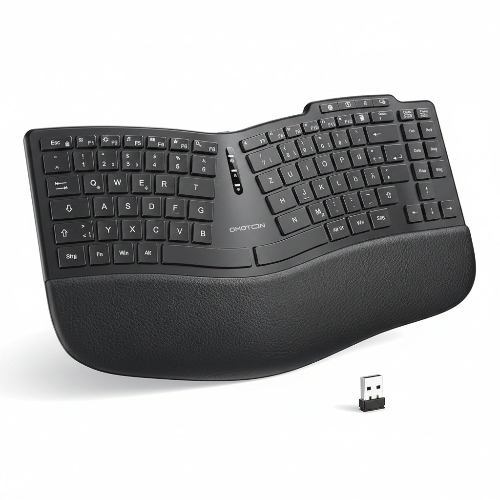 Tastiere OMOTON Ergonomic Wireless