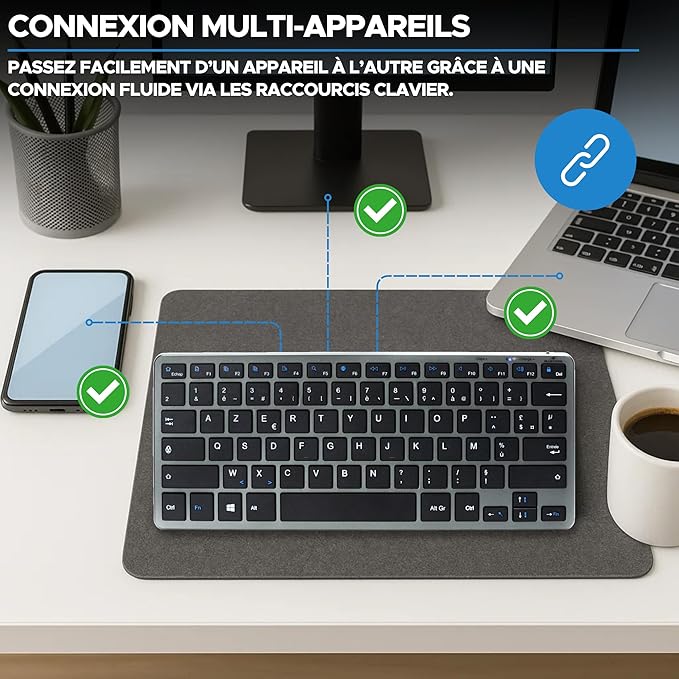 Tastiere Bluestork Wireless Bluetooth Mini