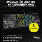 Tastiere CORSAIR K55 RGB PRO Wired