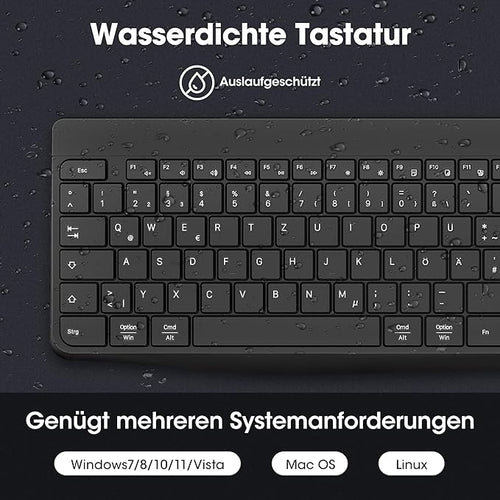 Set KOORUI Wireless Tastiere Dhe Maus