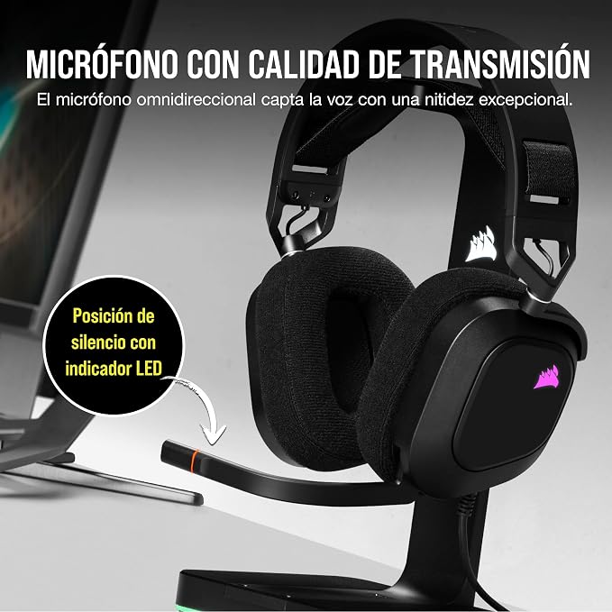 Kufje Corsair HS80 RGB USB