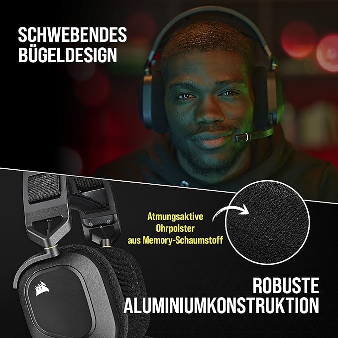 Kufje Corsair HS80 RGB Wireless