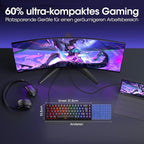 Tastiere KOORUI Gaming Keyboard 60%