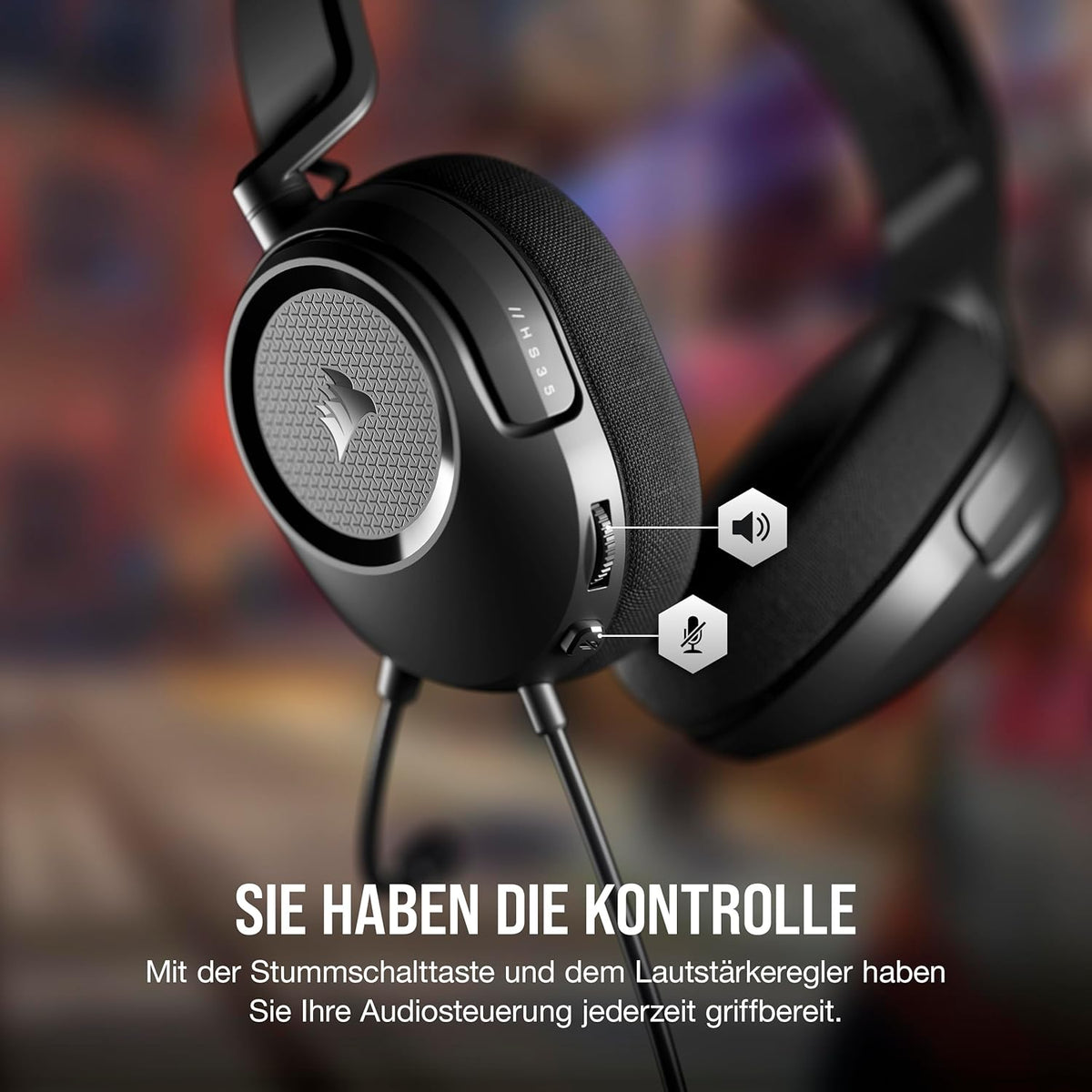 Kufje Corsair HS35 v2 Multiplatform Wired