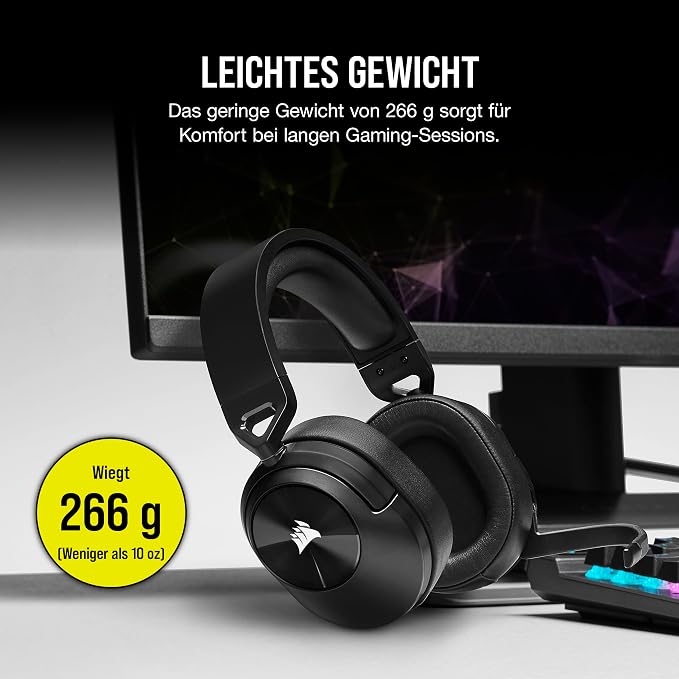 {OUTLET} Kufje Corsair HS55 Wireless CORE Lightweight