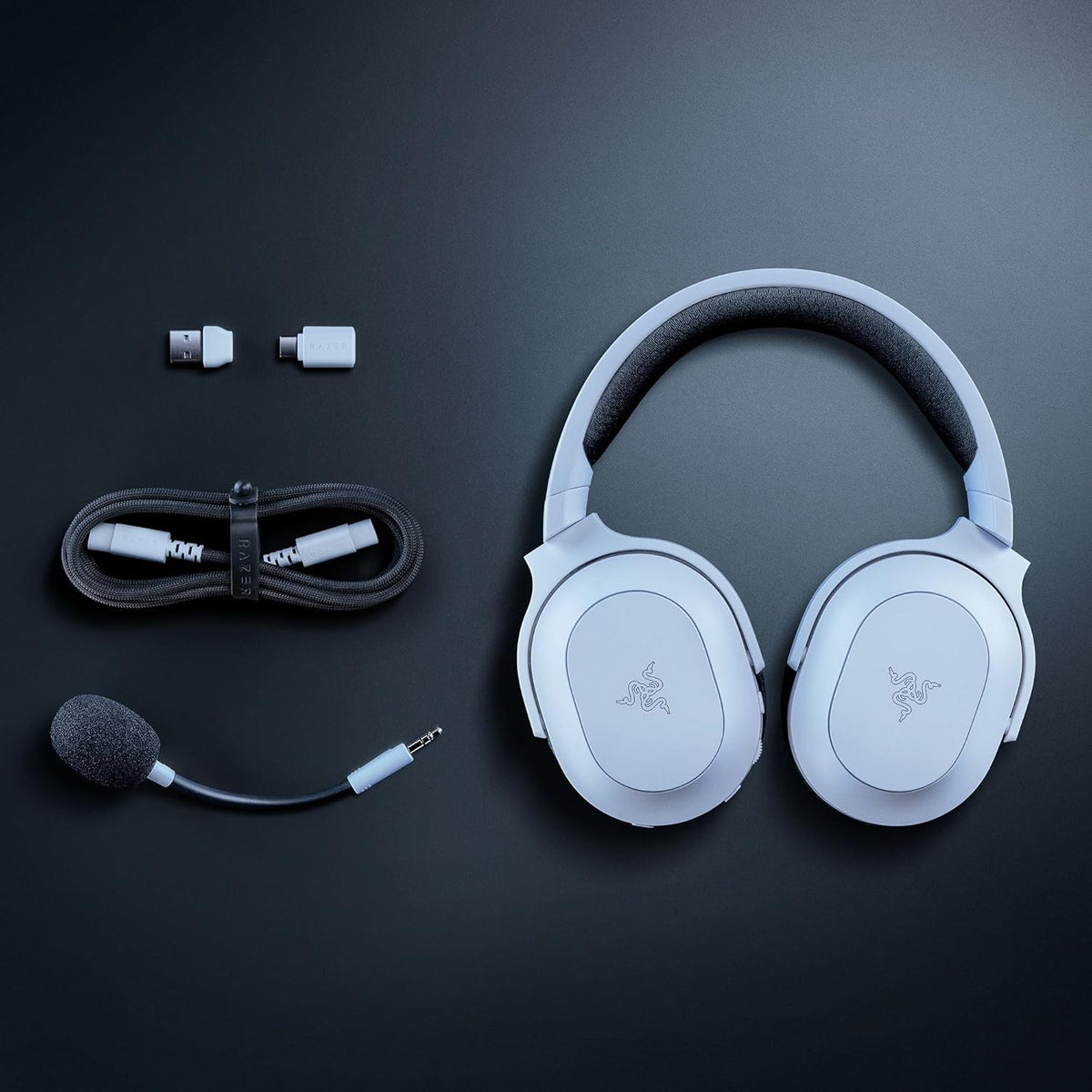 Kufje Razer Barracuda X Chroma Wireless - White Edition