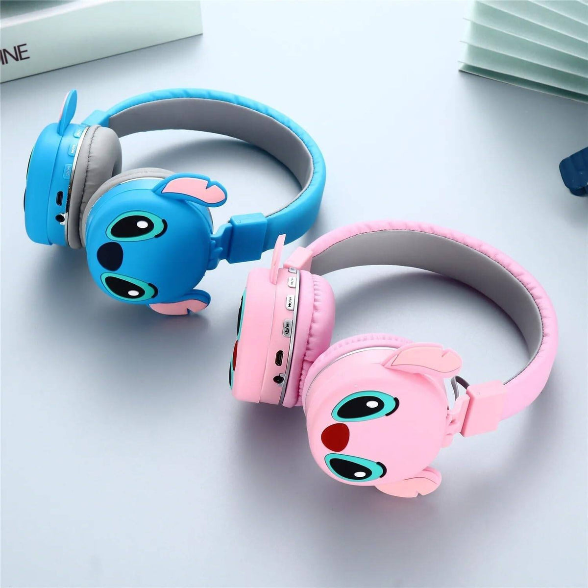 Headset Wireless Per Femije, Stitch - Te Pembe