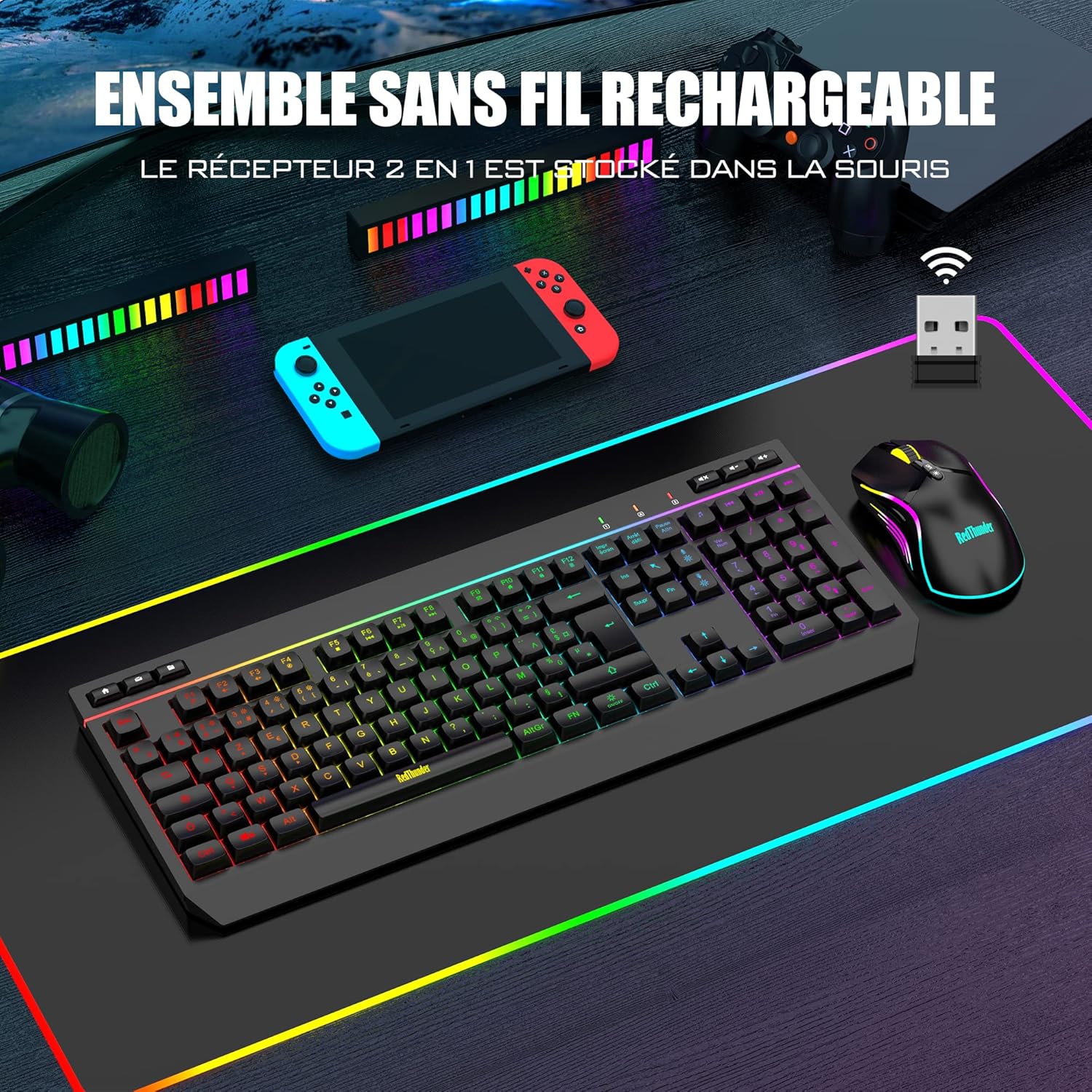 {OUTLET} Tastiere RedThunder K20 Wireless