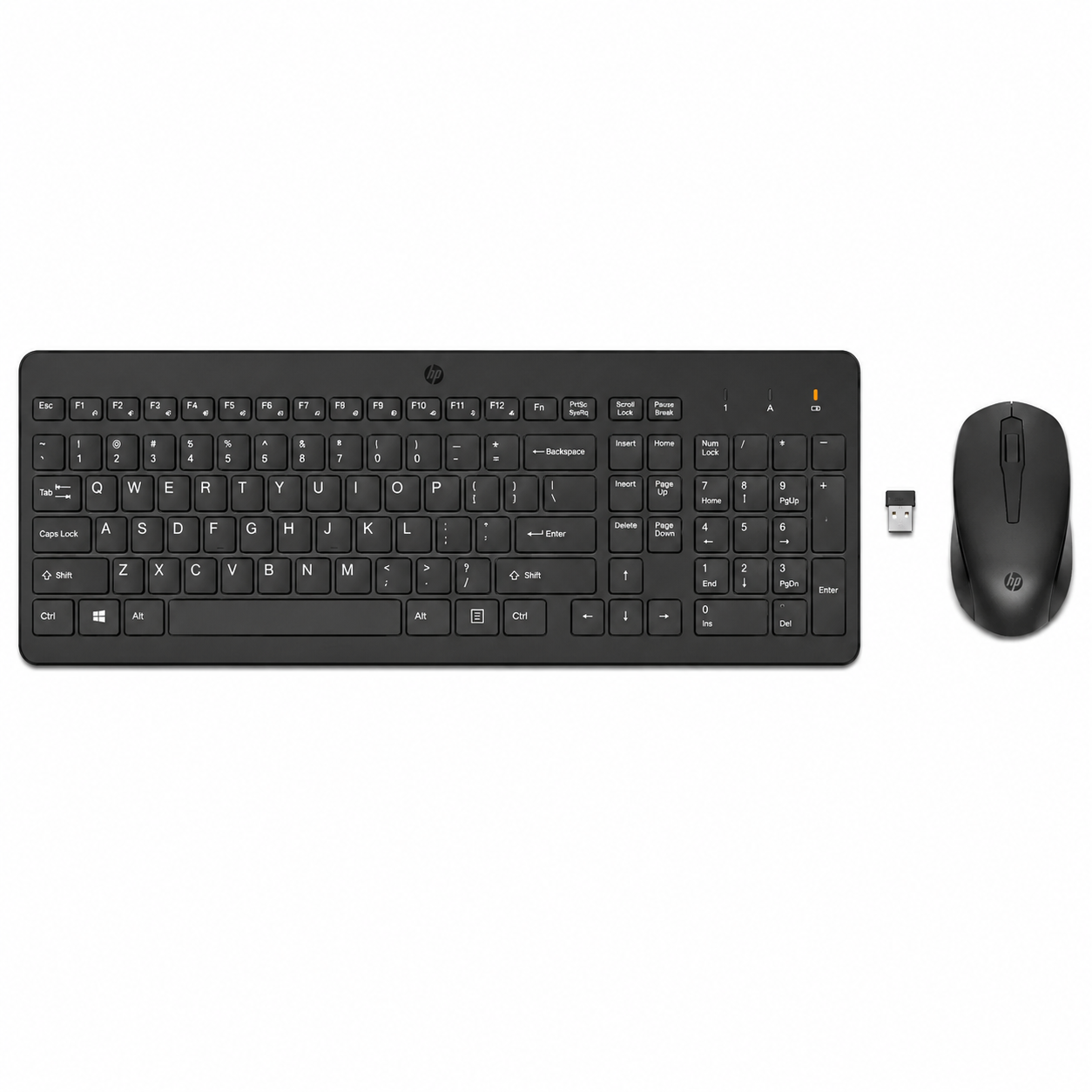 Set tastierë dhe mi kompjuteri HP 330, wireless, me marrës USB, i zi