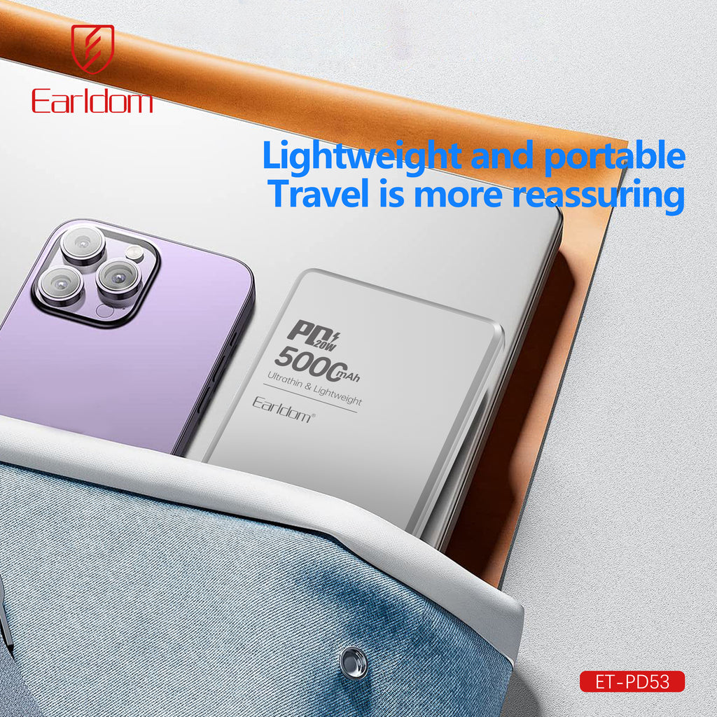 PowerBank Earldom Slim 5000mAh Magnetic