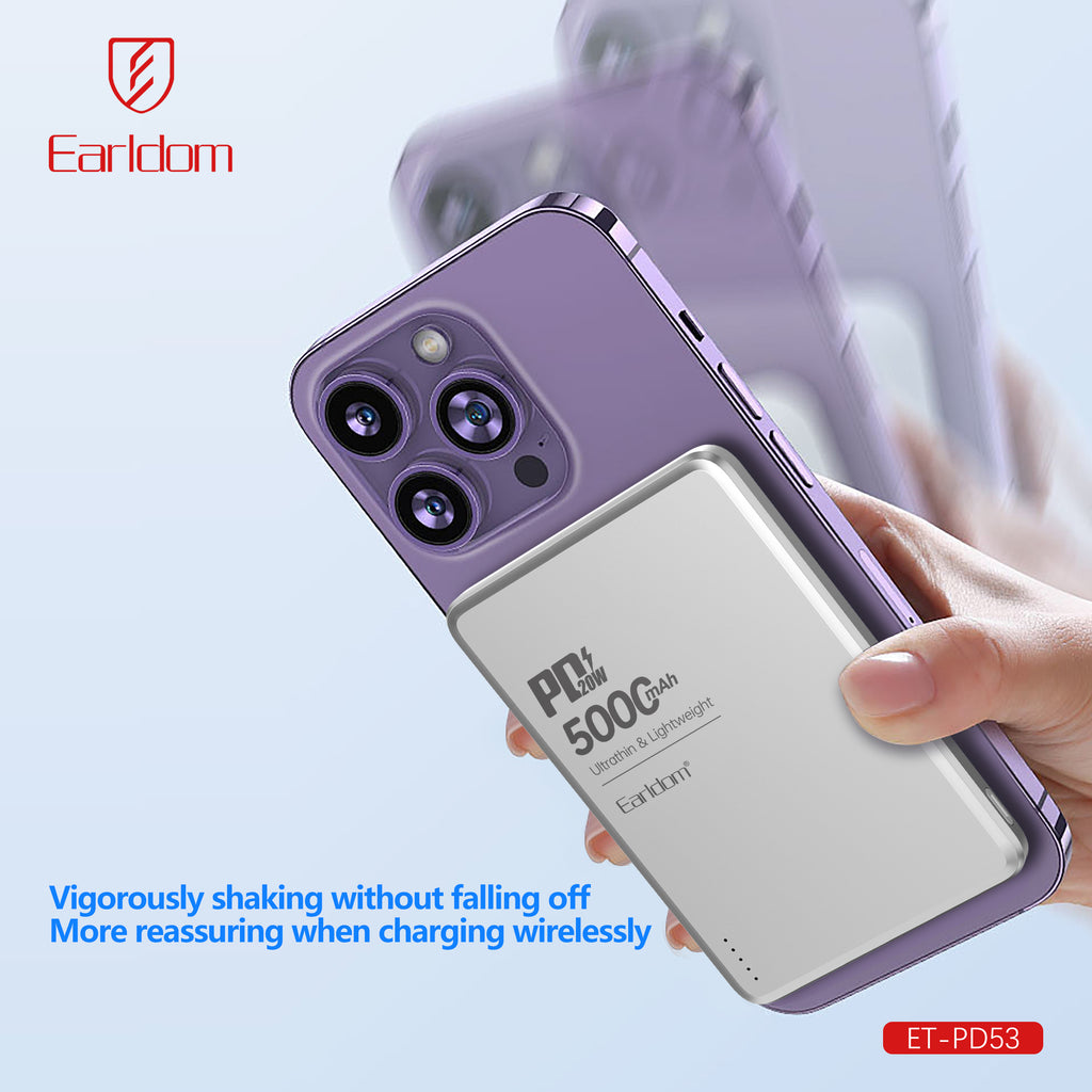 PowerBank Earldom Slim 5000mAh Magnetic