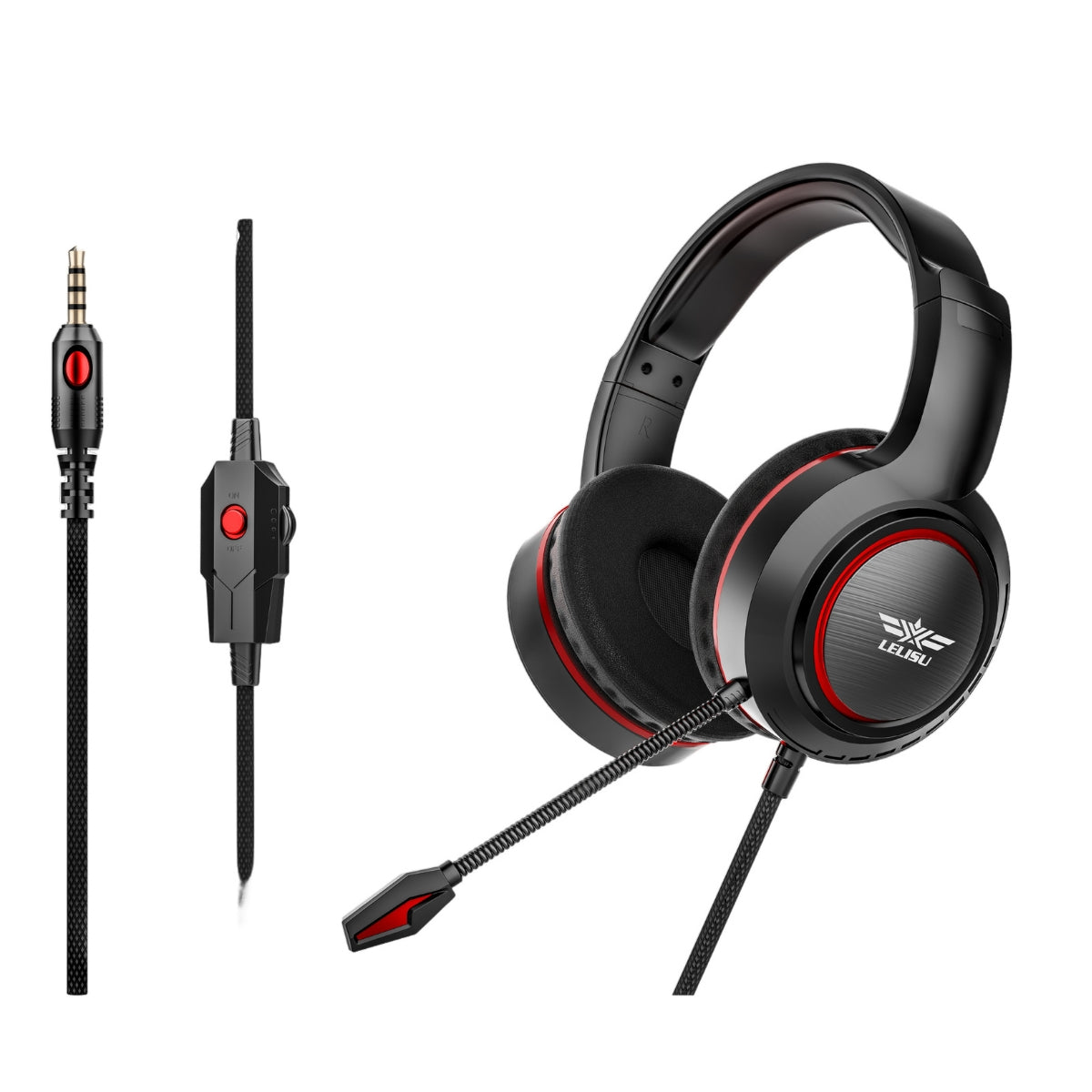Kufje Gaming LELISU - Zeze/Kuqe