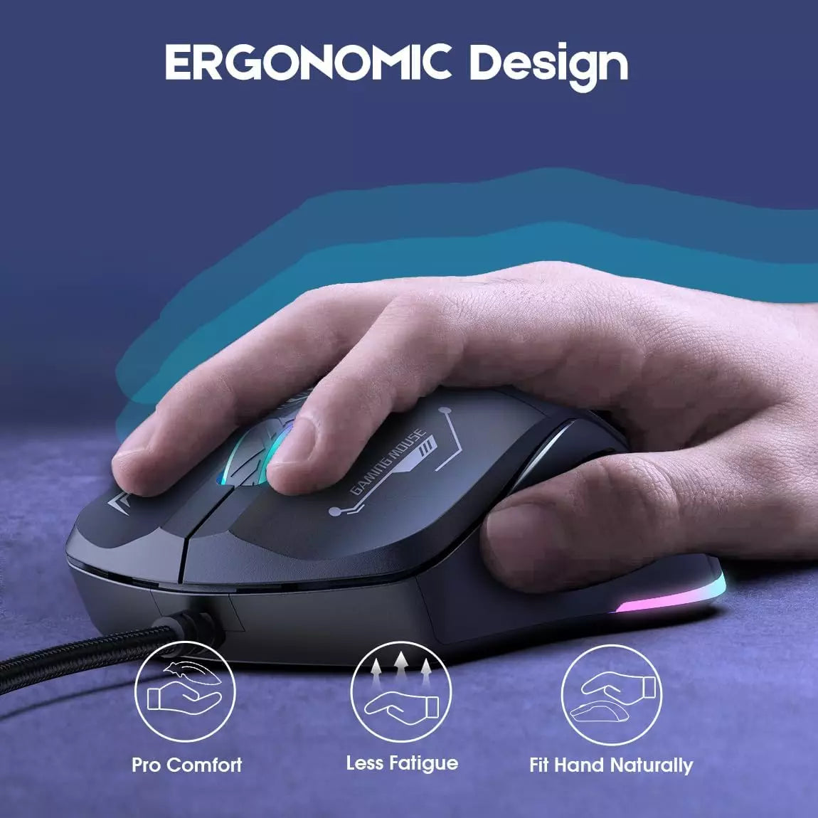 ONIKUMA CW917 Maus Gaming Wireless
