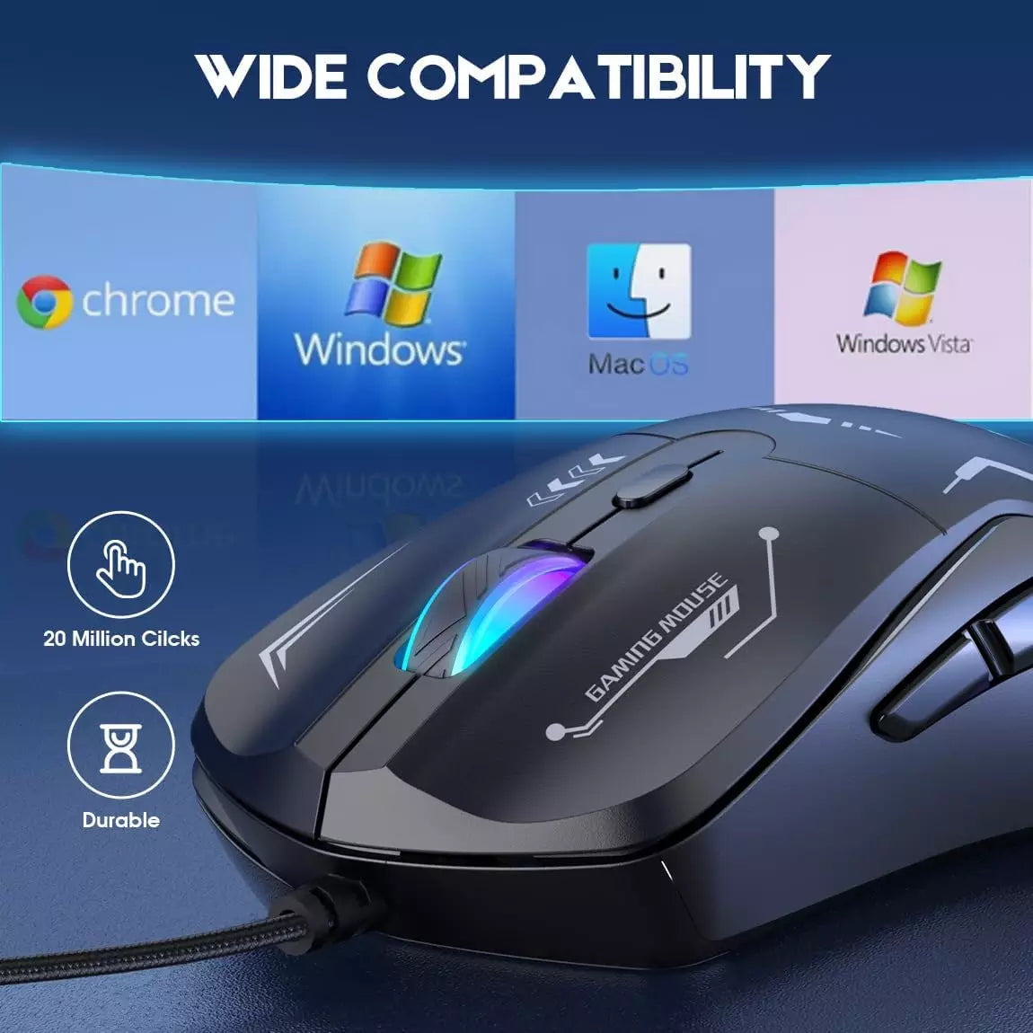 ONIKUMA CW917 Maus Gaming Wireless
