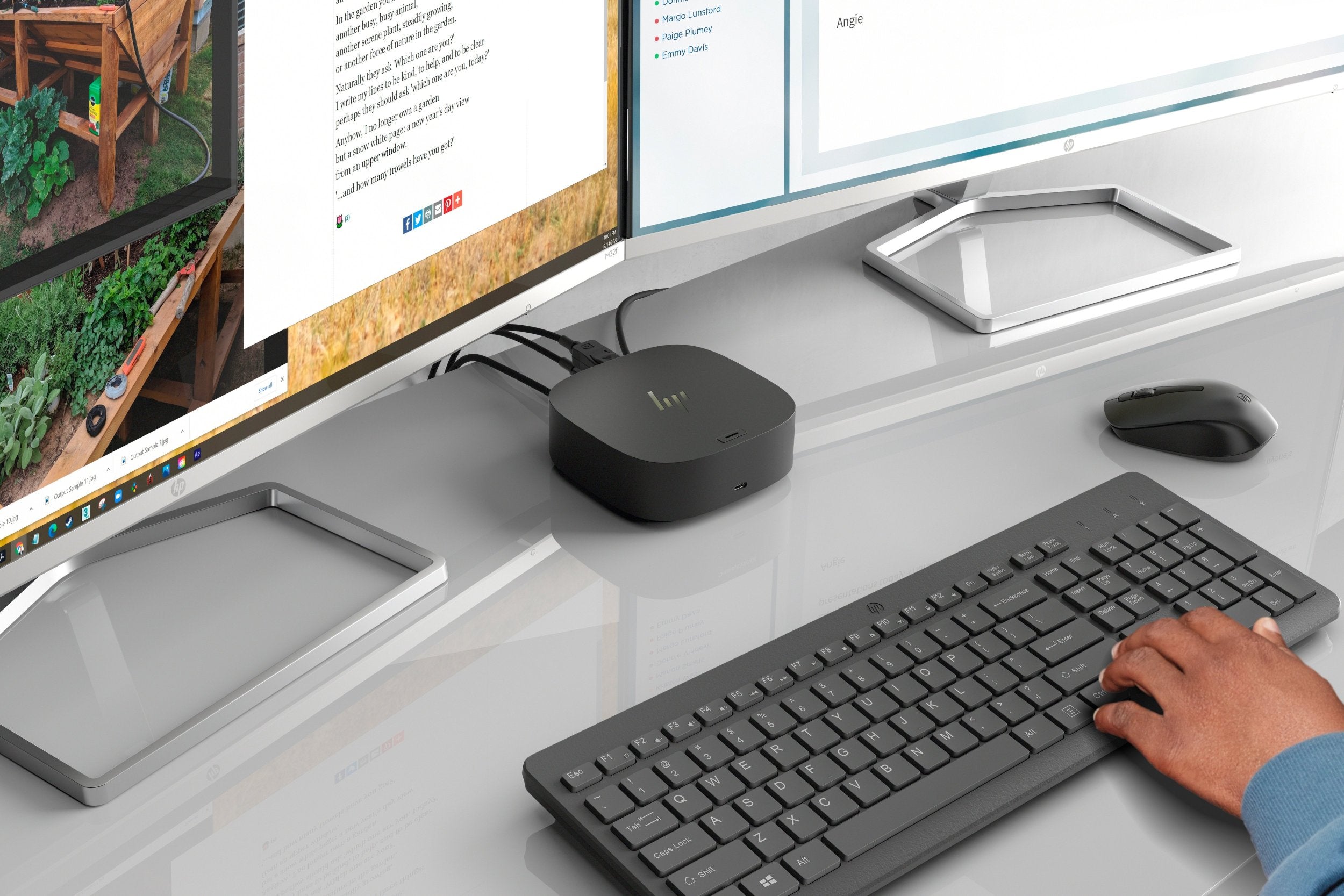 Set tastierë dhe mi kompjuteri HP 330, wireless, me marrës USB, i zi