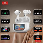 Degjuse Wireless EARLDOM TWS40 Me Ekran - Te Bardha