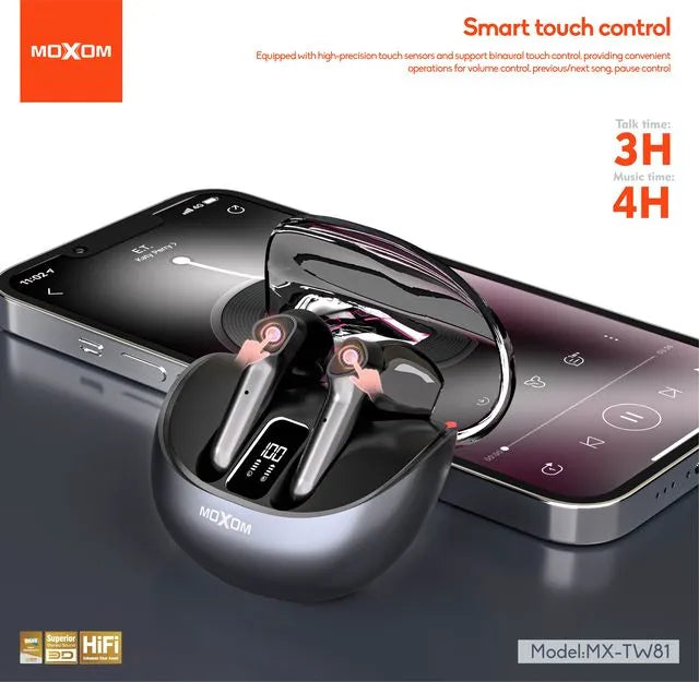 Degjuse MOXOM MX-TW81 Galaxy TWS Smart Wireless