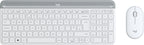 LOGITECH Set Tastier Dhe Maus MK470 Slim Wireless Combo - I Bardh